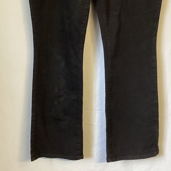 Simply Vera Verawang Black Bootcut Denim Jeans Size 16 - Picture 3 of 9